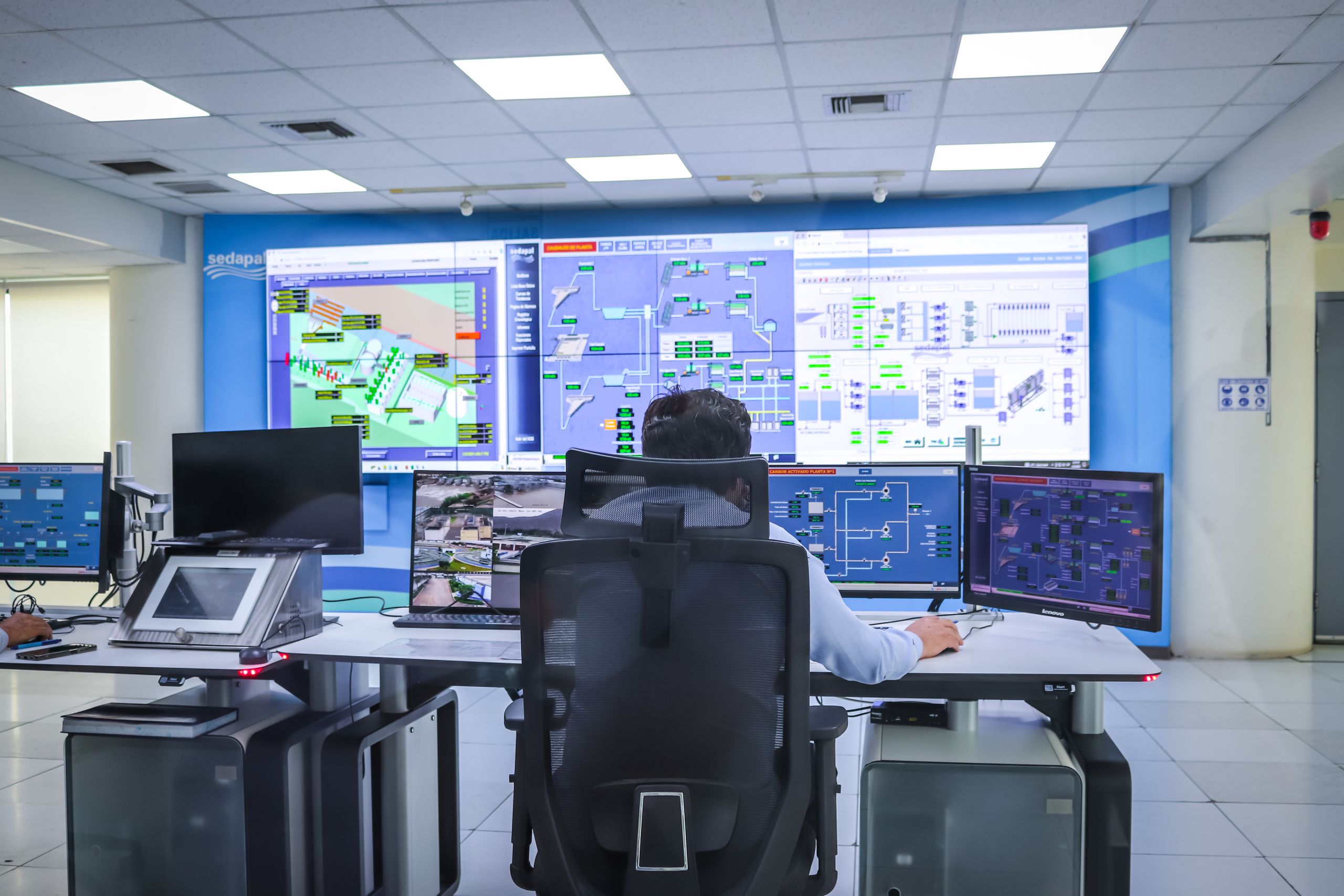 Monitoreo remoto de sistemas industriales desde sala de control